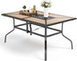Rectangular Outdoor Patio Dining Table Set for 6