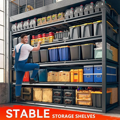 60" W Garage Shelving Storage Shelves Adjustable