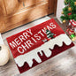 Christmas Door Mat Red Santa Claus  Gingerbread Man