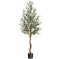 1Pc/2Pcs Artificial Olive Tree 4ft / 5ft / 6ft,