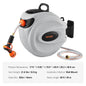 Retractable Hose Reel 180° Swivel Bracket Wall-Mounted Garden Water Hose Reel