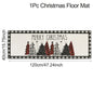 Christmas Kitchen Floor Mats, Plaid Pattern