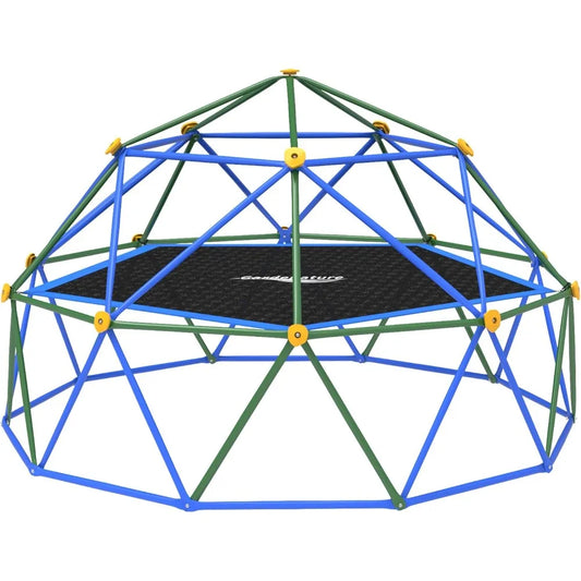 10FT Climbing Dome with Hammock, Supporting 880 Lbs