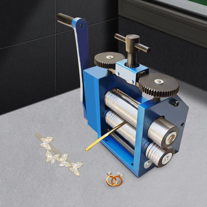 Premium Portable 3-in-1 Jewelry Rolling Mill Machine