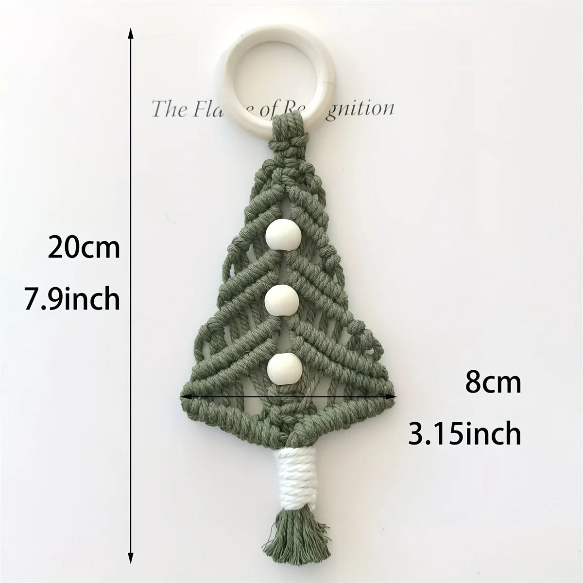 Handwoven Ornament - Unique Snowflake Decoration