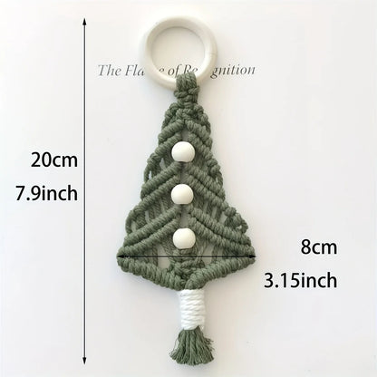 Handwoven Ornament - Unique Snowflake Decoration