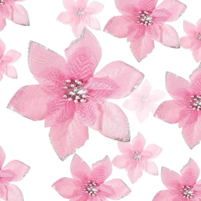 Pink Christmas Decorations Set