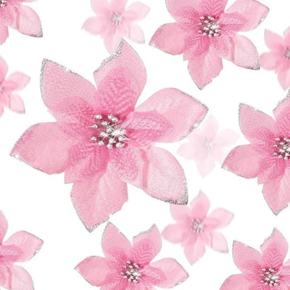 Pink Christmas Decorations Set