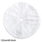 1pc Fluffy White Christmas Tree Skirt