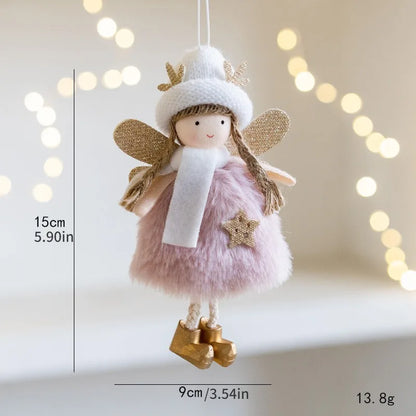 Cute pink mesh skirt golden crown ballet mouse pendant