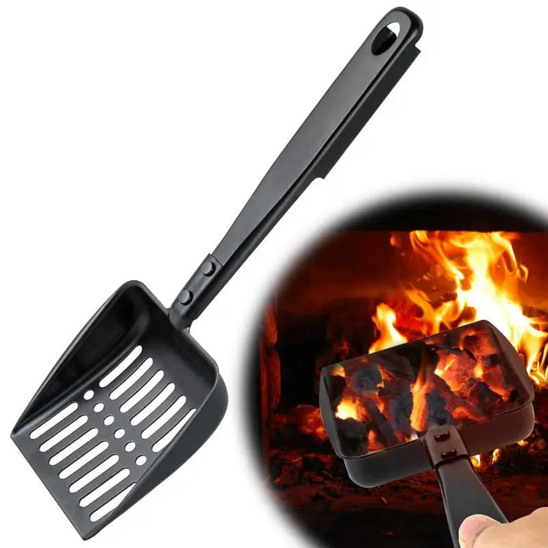 Metal Fireplace Ash Shovel