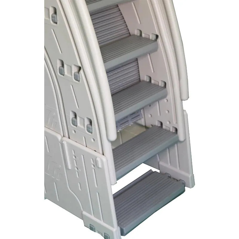 Roll-2-Guard Modular & Adaptable Above Pool Ground Entry System (Drop in Step)