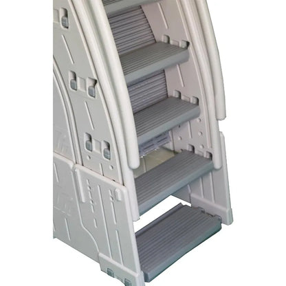 Roll-2-Guard Modular & Adaptable Above Pool Ground Entry System (Drop in Step)