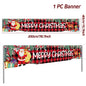 Christmas Outdoor Banner Merry Christmas Decorations