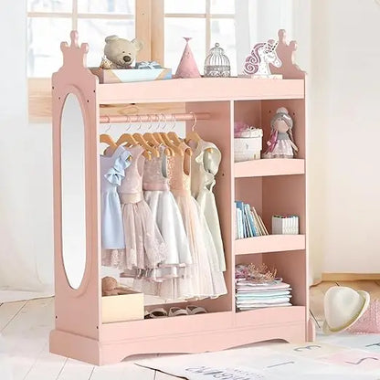 Kids Dress up Storage with Mirror