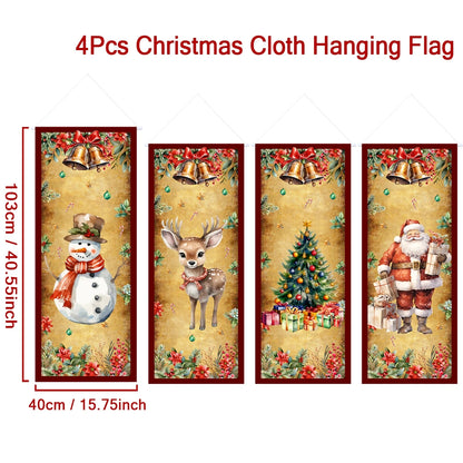 Christmas Hanging Flag