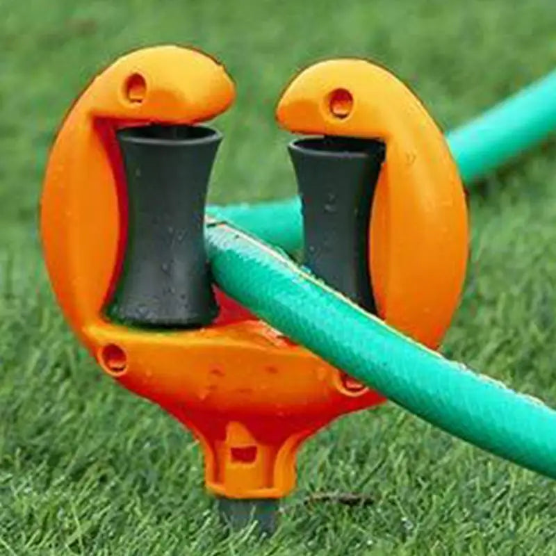 Garden Hose Guide Metal Stake And Roller System