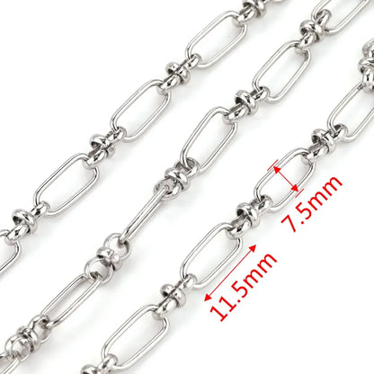 1 meter Stainless Steel Big Chains Handmade Thick Big Chain