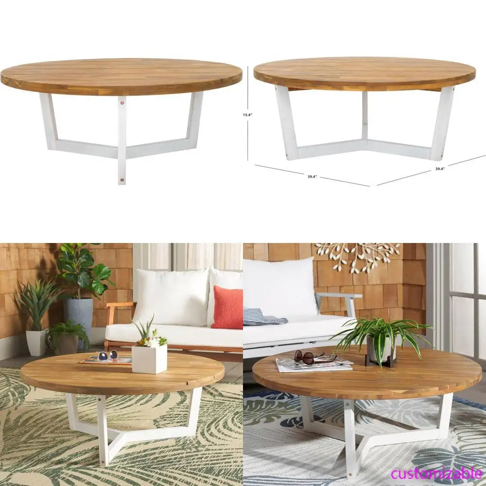2025new-Outdoor 3-Leg Round Coffee Table