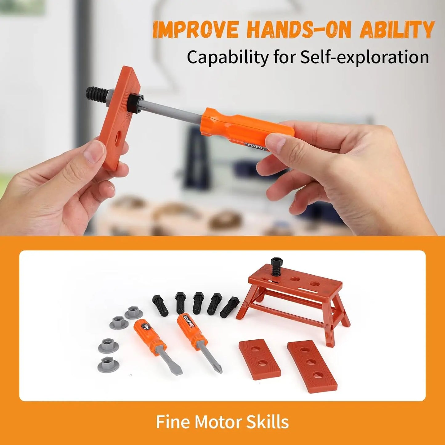 Tool Set Toy for Kids 39/42 PCS Pretend Play Construction Toy