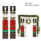 2Pc/set Christmas Door Hanging Banner Santa Claus Snowman