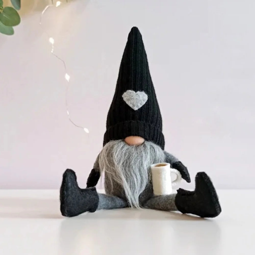 Coffee Gnome Dolls Plush Knitted