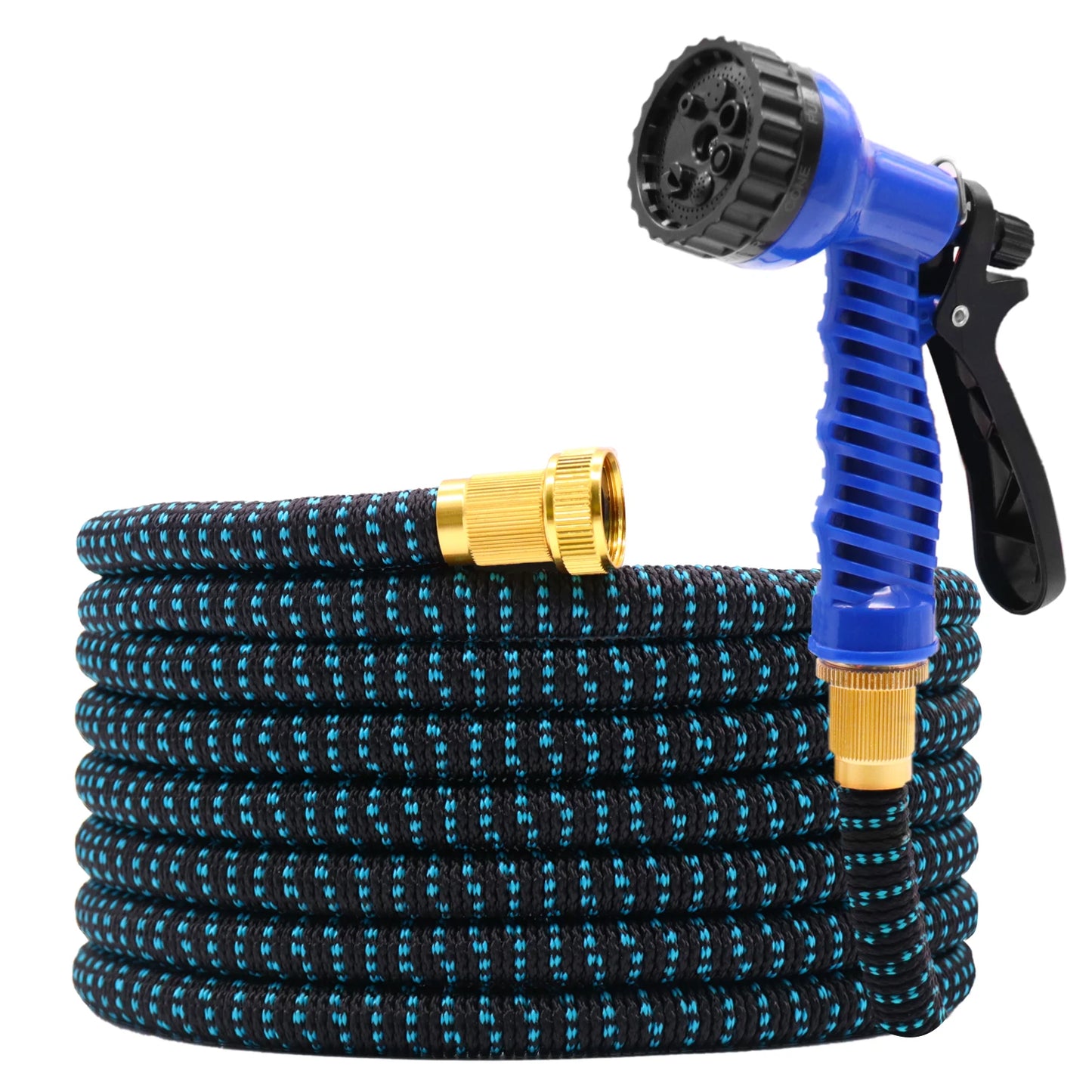 Expandable Garden Hose 3/4 in. x 50 ft. with 7 Function Spray Nozzle
