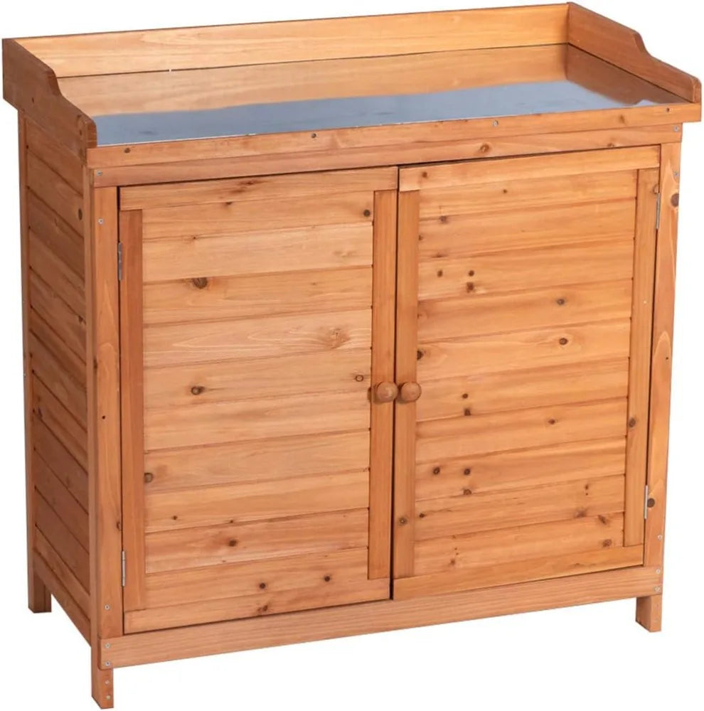 Outdoor Wooden Storage Cabinet  Waterproof