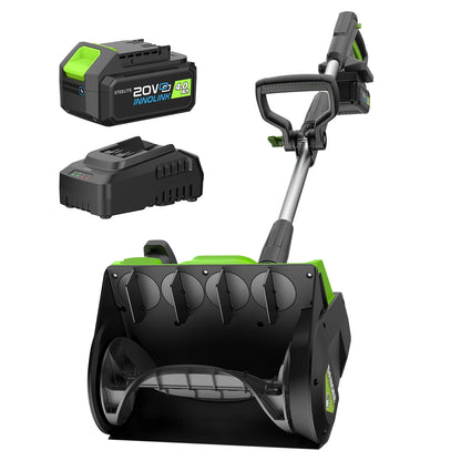 42V 20" Cordless Snow Blower – 850 Lbs/Min, Dual 4.0Ah Batteries & Charger Included