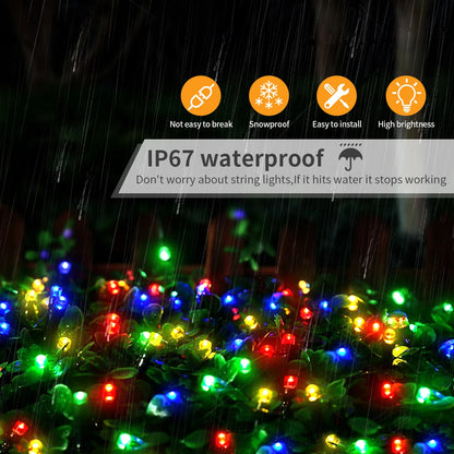 10M/20M/30M Fairy LED String Light 220V/110V Waterproof Outdoor Garden Garland RGB/Warm White Christmas Tree Party Wedding Decor