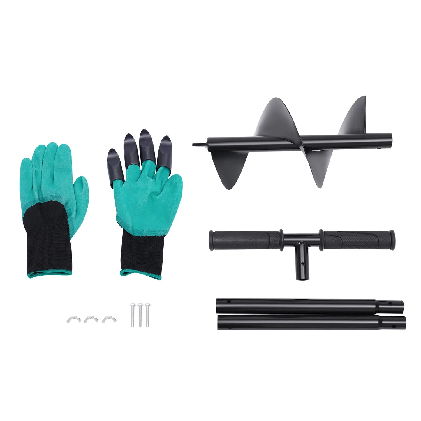 Hand Auger Drill Post Hole Digger 6''x33.5''