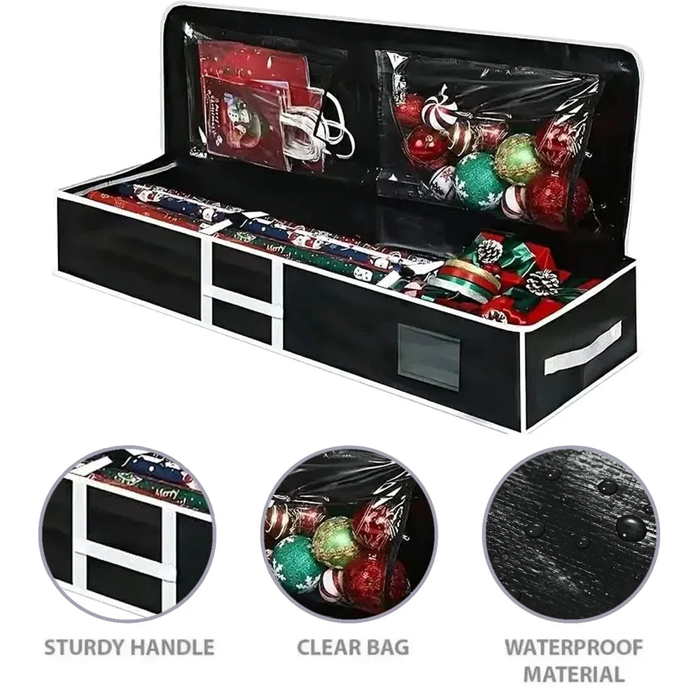 Christmas Gift Wrap Storage Bag