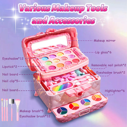 Kids Multi-Layer Foldable Makeup Set