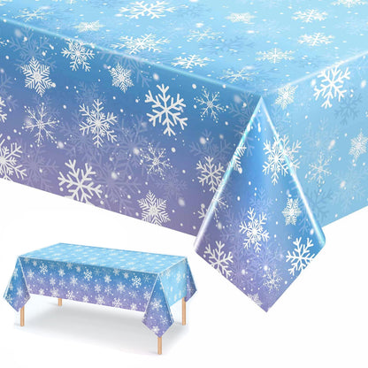 Winter Snowflake Tablecloth Frozen Themed