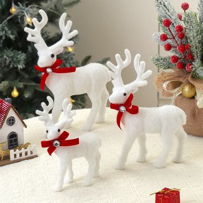 1/2Pcs 16/21/26CM Elk Christmas Decoration Christmas Tree Ornaments for Home Room Decor New Year 2025 Gifts Accessories