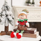 Large size Christmas plush leg elf doll