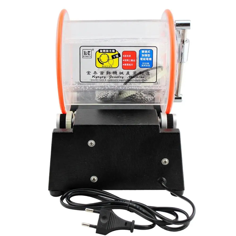 3KG Rotary Tumbler Polisher for Jewelry, Gems, Coins & Metal Finishing