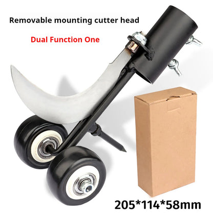 1pcs Stand-Up Manual Weed Puller with Wheels