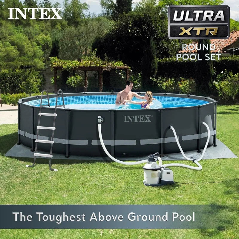 26325EH Ultra XTR Deluxe Above Ground Swimming Pool Set: 16ft x 48in