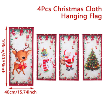 Christmas Hanging Flag