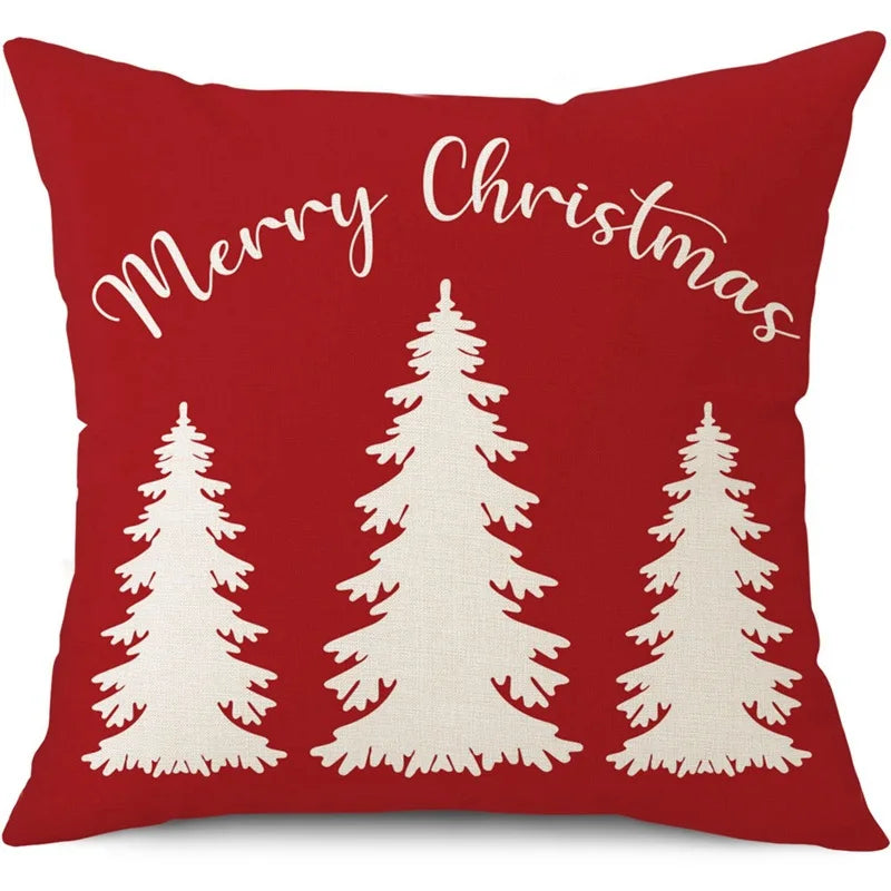 45cm Merry Christmas Cushion Cover Pillowcase