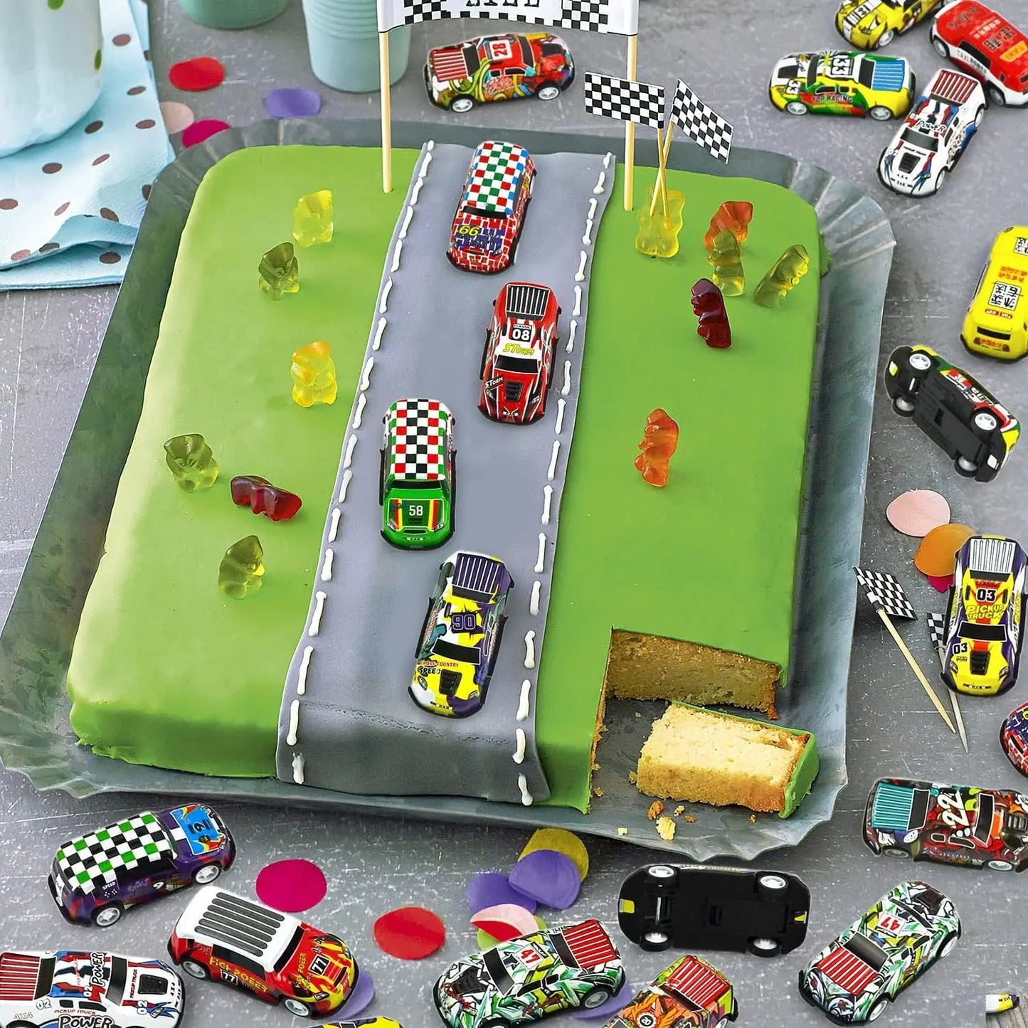 30 Mini Toys Car for Kids, Pull Back Cars