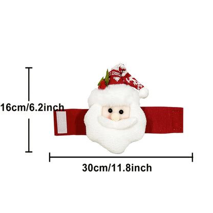Christmas Curtain Clips Santa Snowman
