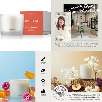 Sea Salt Grapefruit 26 oz Soy Wax Jar Gift