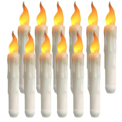 LED Flameless Taper Candles 6.5/11" Battery Operated