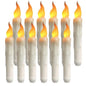 LED Flameless Taper Candles 6.5/11" Battery Operated