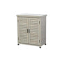 Potting Bench with Storage Cabinet and Metal Table Top  31x17x36''