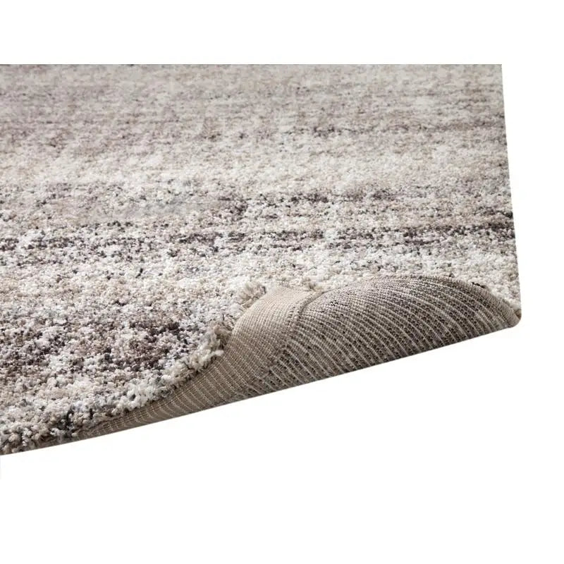 Modern Design Area Rug in Beige Brown Ivory