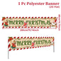 Christmas Outdoor Banner Merry Christmas Decorations