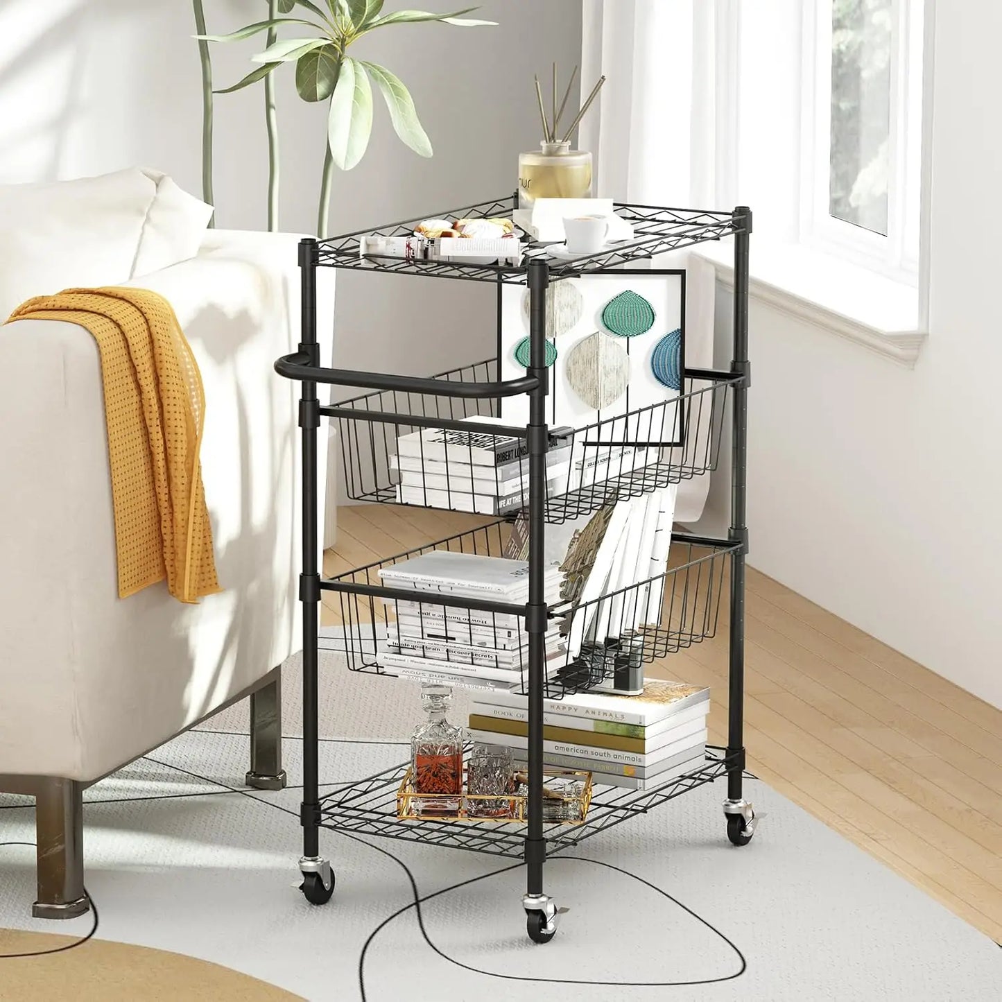 4 Tier Rolling Carts